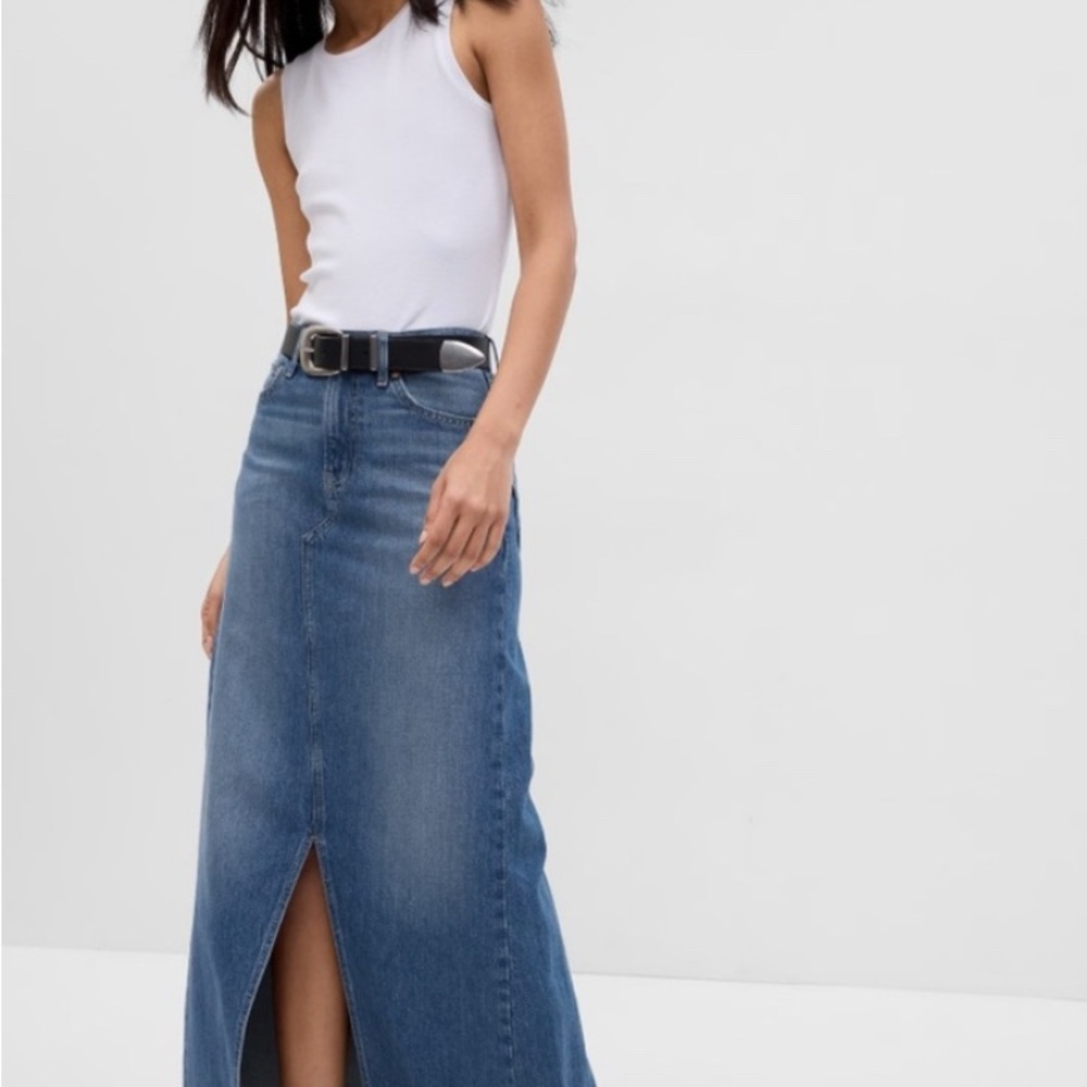 GAP Denim Maxi Skirt NWT